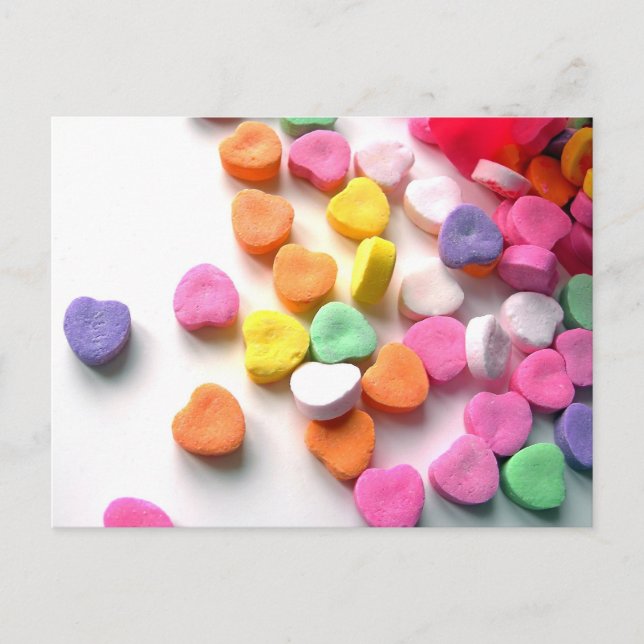 Caramelo de los amores de las tarjetas del día de (Anverso)