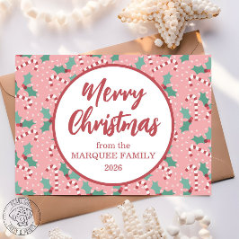 Caramelo de Navidad Rosa