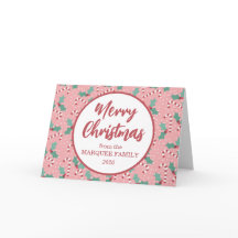 Caramelo de Navidad Rosa