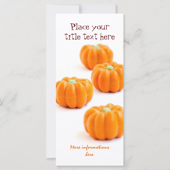 Caramelos de calabaza de Halloween (Anverso)