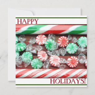 Caramelos de Navidad festivos Cañas de caramelo y