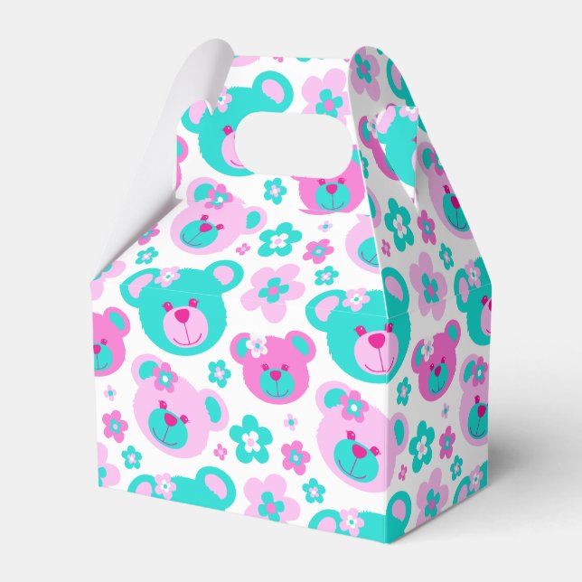 Caras de oso de peluche y caja de regalo con motiv (Front Side)