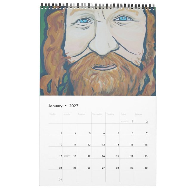 Caras del calendario de la falta de vivienda (Jan 2027)