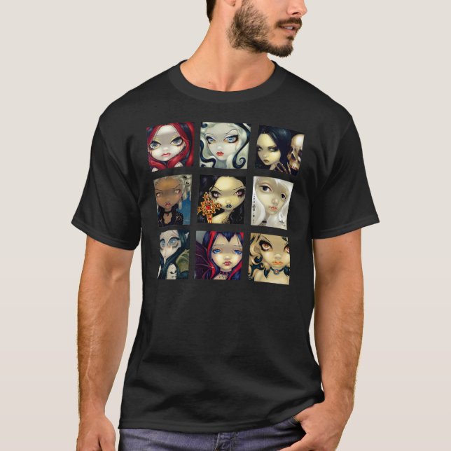 Caras del Faery: Hada gótica de la CAMISA de los (Anverso)