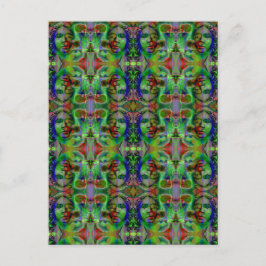 Caras en la tarjeta de noche