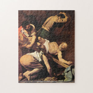 Caravaggio - crucifixión del rompecabezas de San