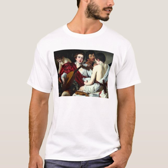 Caravaggio la camiseta de los músicos (Anverso)