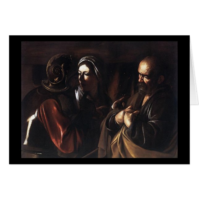 Caravaggio la negación de San Pedro (Anverso (Horizontal))