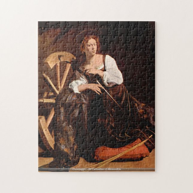 Caravaggio - St Catherine del rompecabezas de (Vertical)