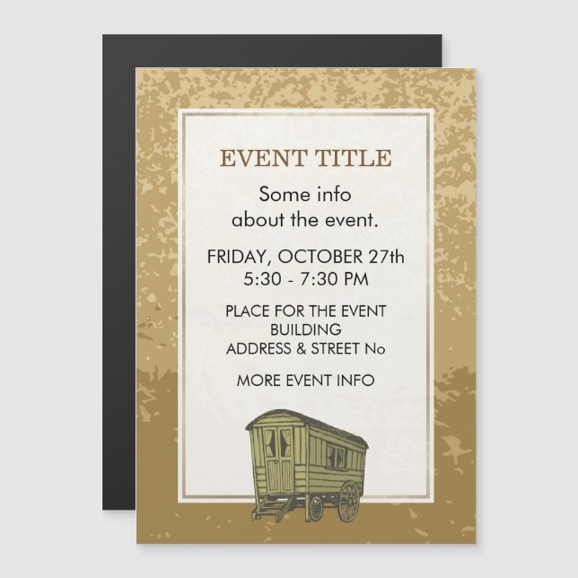 Caravana gitana (Anverso/Reverso)