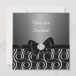 Carbón de invitación Fiesta de cumpleaños estilo