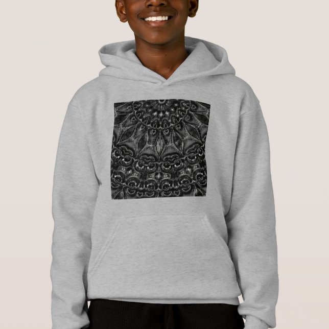 Carbón Mandala Hoodie (Anverso)