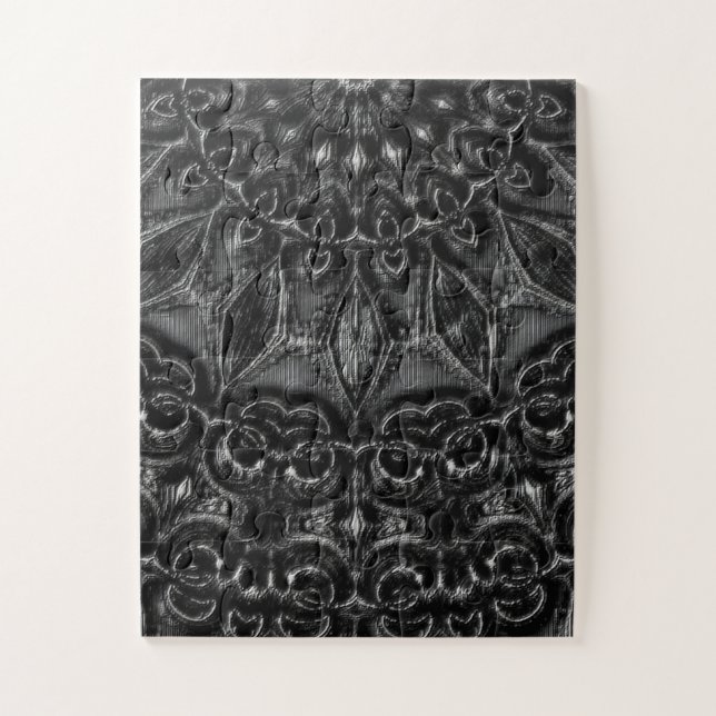 Carbón Mandala Jigsaw Puzzle (Vertical)