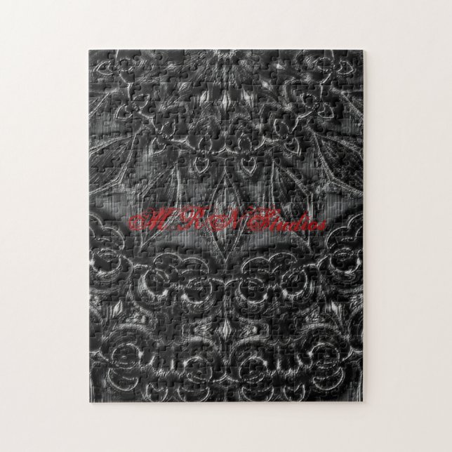 Carbón Mandala Jigsaw Puzzle (Vertical)