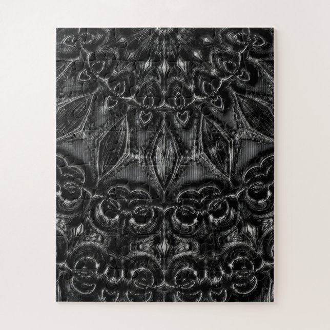 Carbón Mandala Jigsaw Puzzle (Vertical)