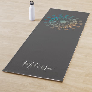 Carbón Mandala Mentalidad Yoga Mat