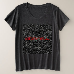 Carbón Mandala Plus tamaño camiseta
