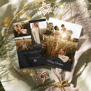 Carbón Muy Feliz Navidad Cuatro Foto Vertical