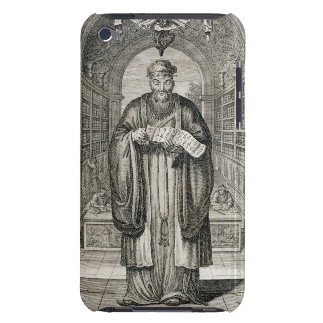 Carcasa Para iPod Kong-Fu-EET, o Confucio, la phi celebrada (Atrás)