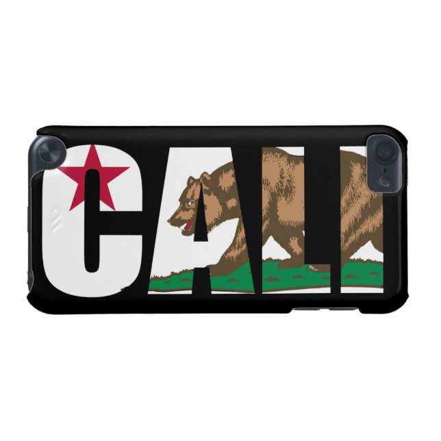 Carcasa Para iPod Touch 5G Bandera de Cali California (Reverso Horizontal)