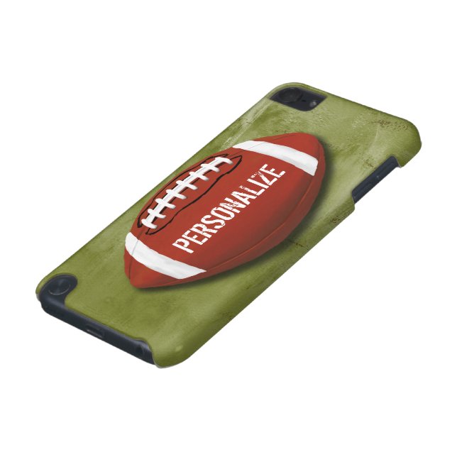 Carcasa Para iPod Touch 5G Fútbol verde personalizado del Grunge (Abajo)
