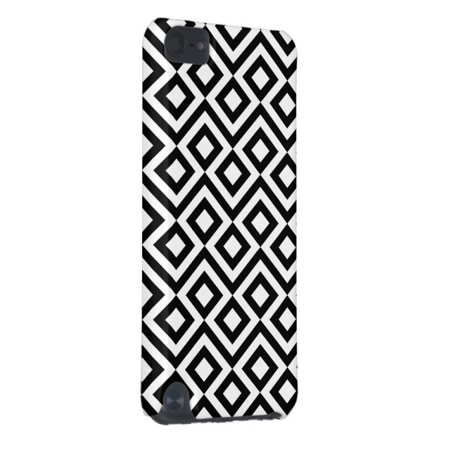 Carcasa Para iPod Touch 5G Meandro blanco y negro (Atrás/Derecha)
