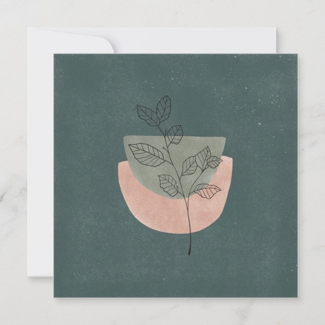 Card (13,3x13,3cm) - Flower (Anverso)
