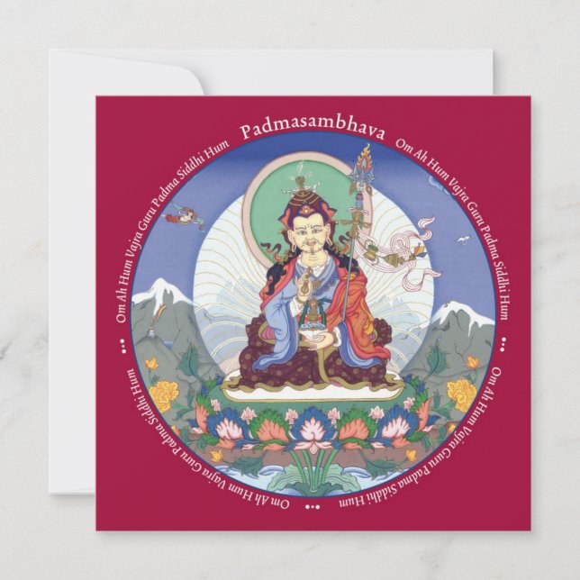 CARD Padmasambhava - con sobre (Anverso)