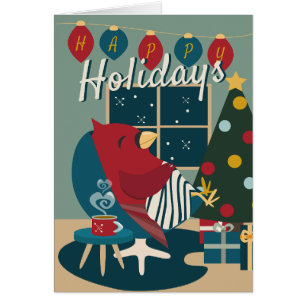 Cardenal de la resistencia Felices fiestas colores