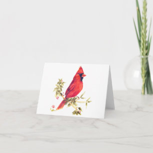Cardenal de tarjetas de nota para hombres