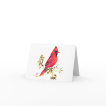 Cardenal de tarjetas de nota para hombres