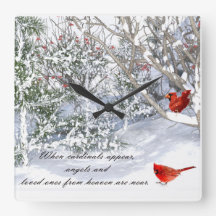 Cardenal del reloj del cielo