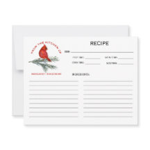 Cardenal en rama de pino De la cocina de