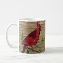 Cardenal pintado Diseño de pájaros Copa de tazas