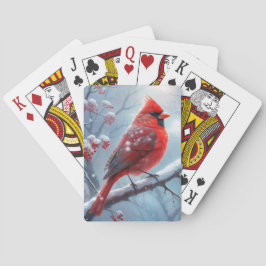 Cardenal Snowy Jugando Cartas, Cartas Cardinales.