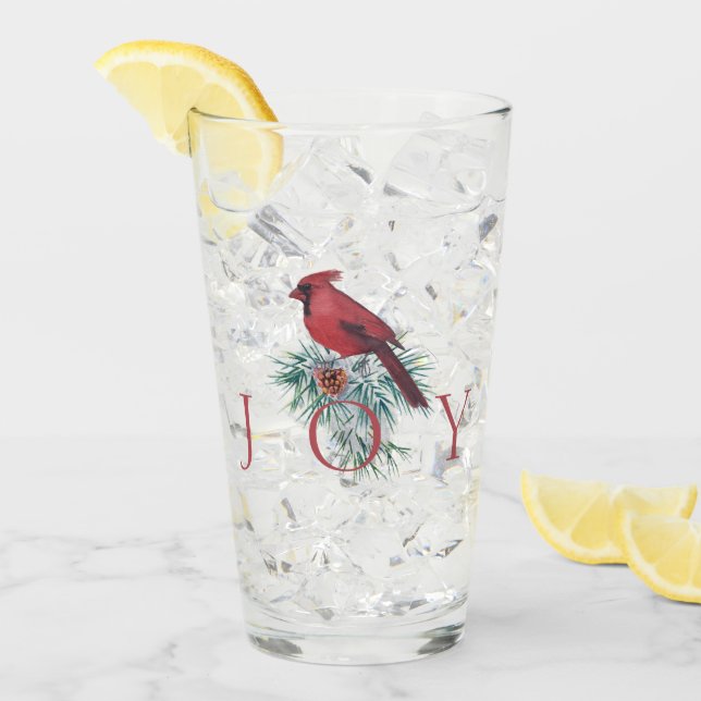 cardenal vintage personalizado Navidad  (Anverso (hielo))