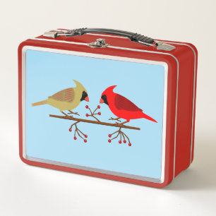 Cardenales Navidades y Berries rojos