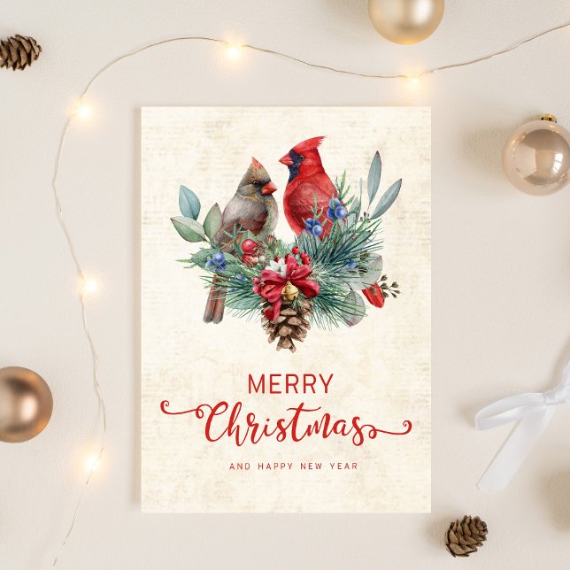 Cardenales Piña Campanas de Navidad Año Nuevo (Subido por el creador)