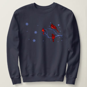 Cardenales rojos. Navidades regalan sudaderas