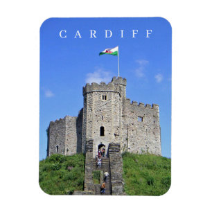 Cardiff Castle ver imán de frigorífico