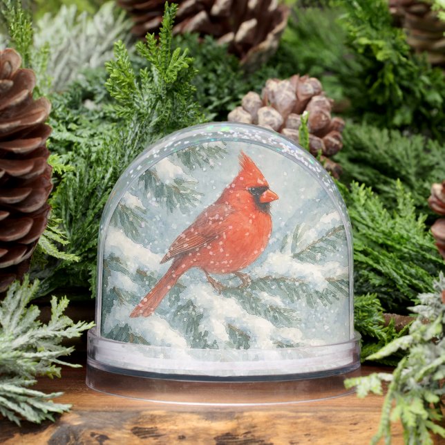 Cardinal in the Snow Christmas  (Invierno)