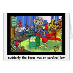 Cardinal Law Funny Law Cartoon Gifts & Collectible