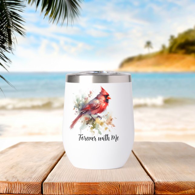 Cardinal Red Forever with Me Personalize (Playa (girada))