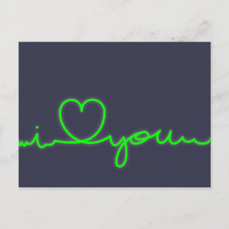 Cardiograma postal te amo