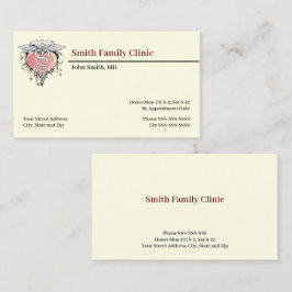 Cardiólogo Médico Tarjeta de visita de la tarjeta 