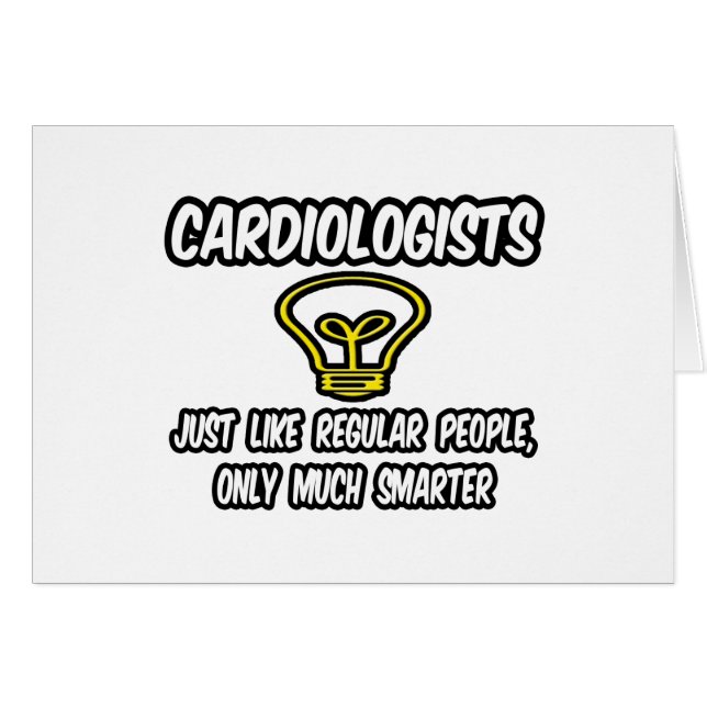 Cardiólogos... gente común y corriente, sólo más i (Anverso (Horizontal))