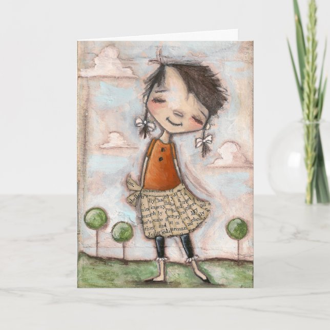 Carefree y Maravillosa - Tarjeta de cumpleaños (Anverso)