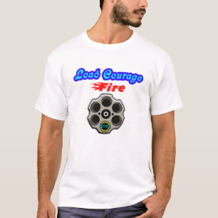 Carga Coraje, Dispara al Miedo, Camiseta Motivacio
