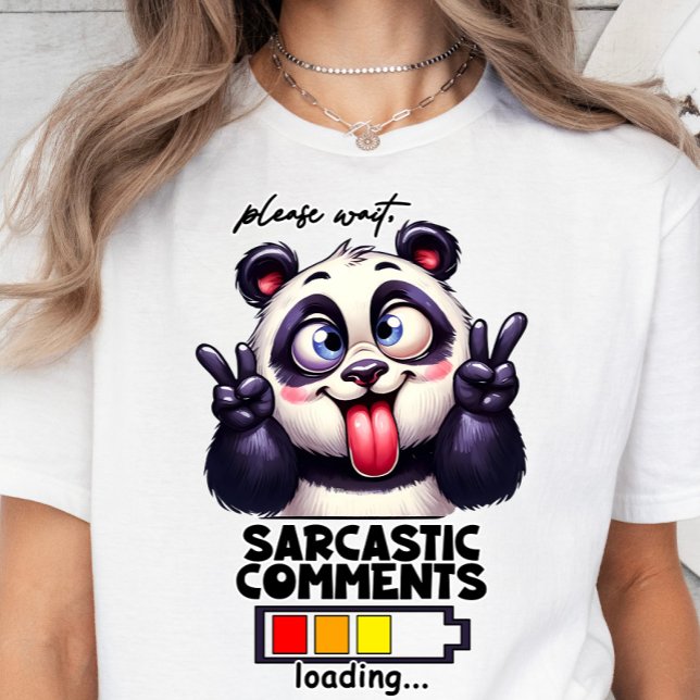 Carga de sarcasmo, camiseta divertida, cita sarcás (Sarcastic Comments Loading)