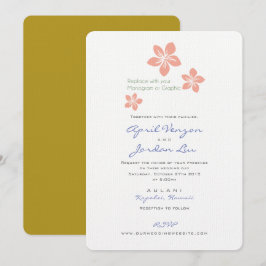 CARGA DE SU Tarjeta de invitación para diseño Boda